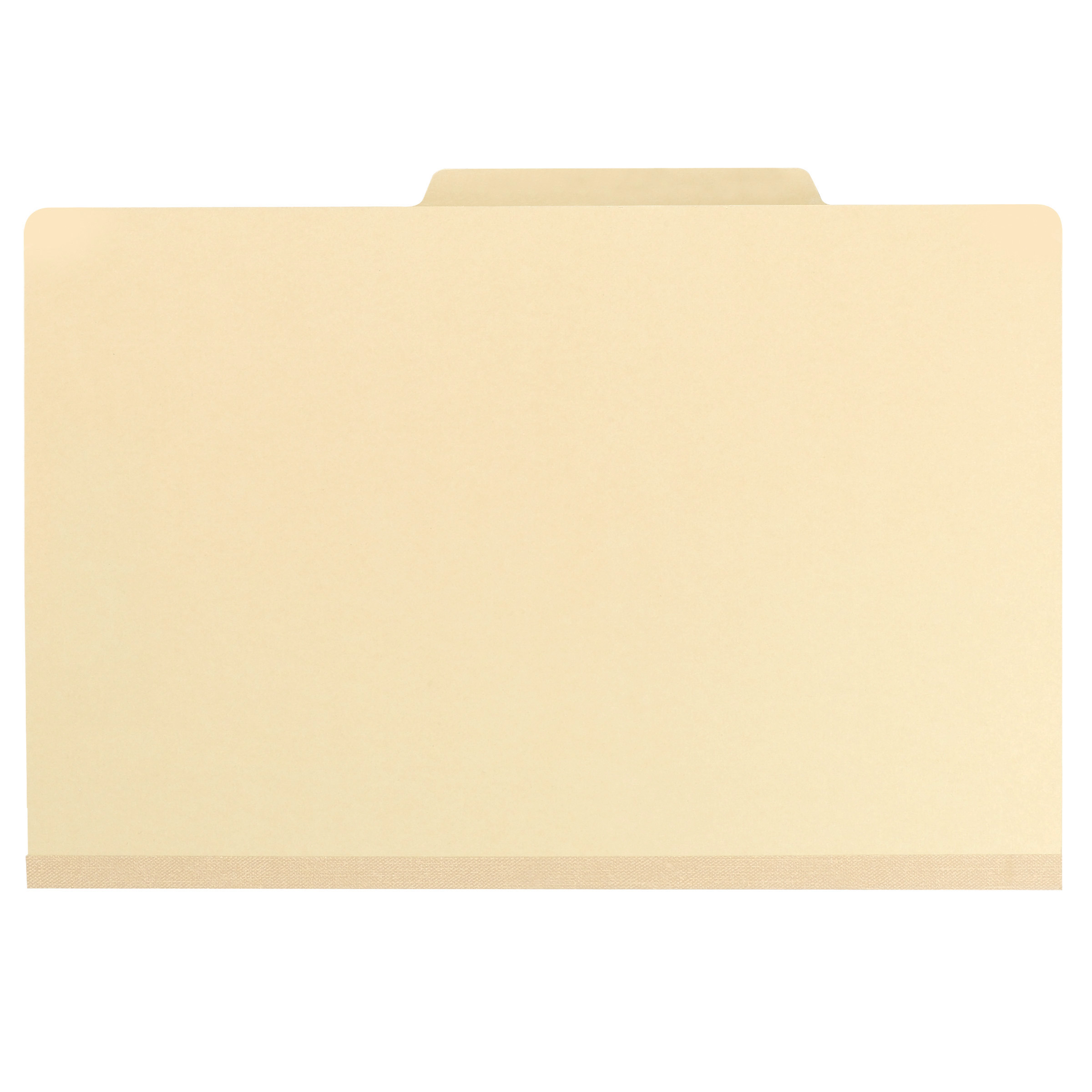 Smead 18700  Classification File Folder, 1 Divider, 2" Expansion, Legal Size, Manila, 10 per Box (18700)