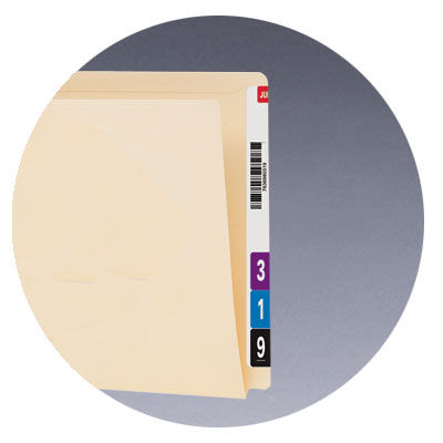 Smead End Tab Pocket Folder, Shelf-Master Reinforced Straight-Cut Tab, 2 Pocket, Letter Size, Manila, 25 per Box (24117)