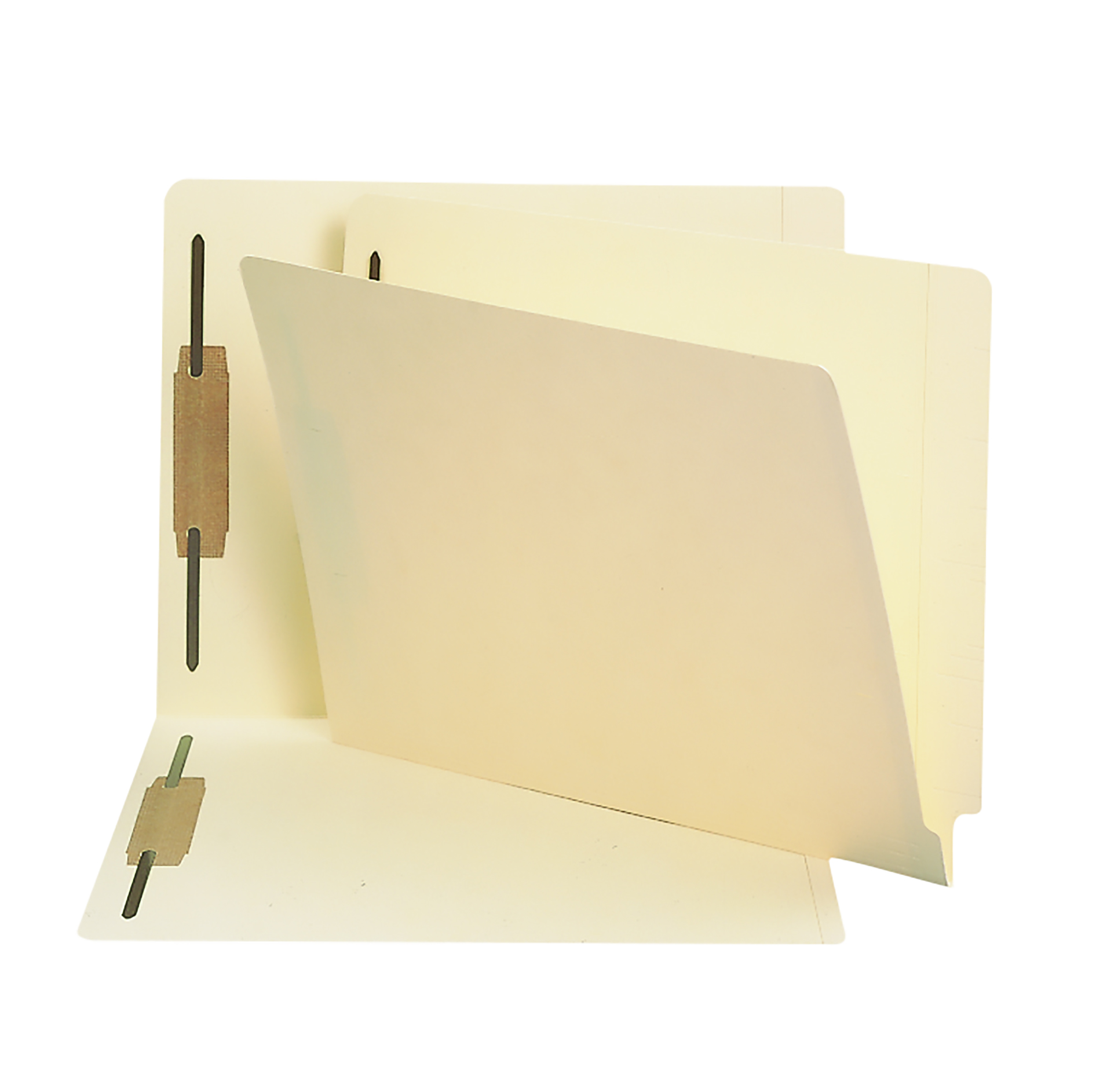 Smead 24600  End Tab Fastener File Folder, Shelf-Master Reinforced Straight-Cut Tab, 2 Fasteners, Letter Size, Manila, 50 per Box (24600)
