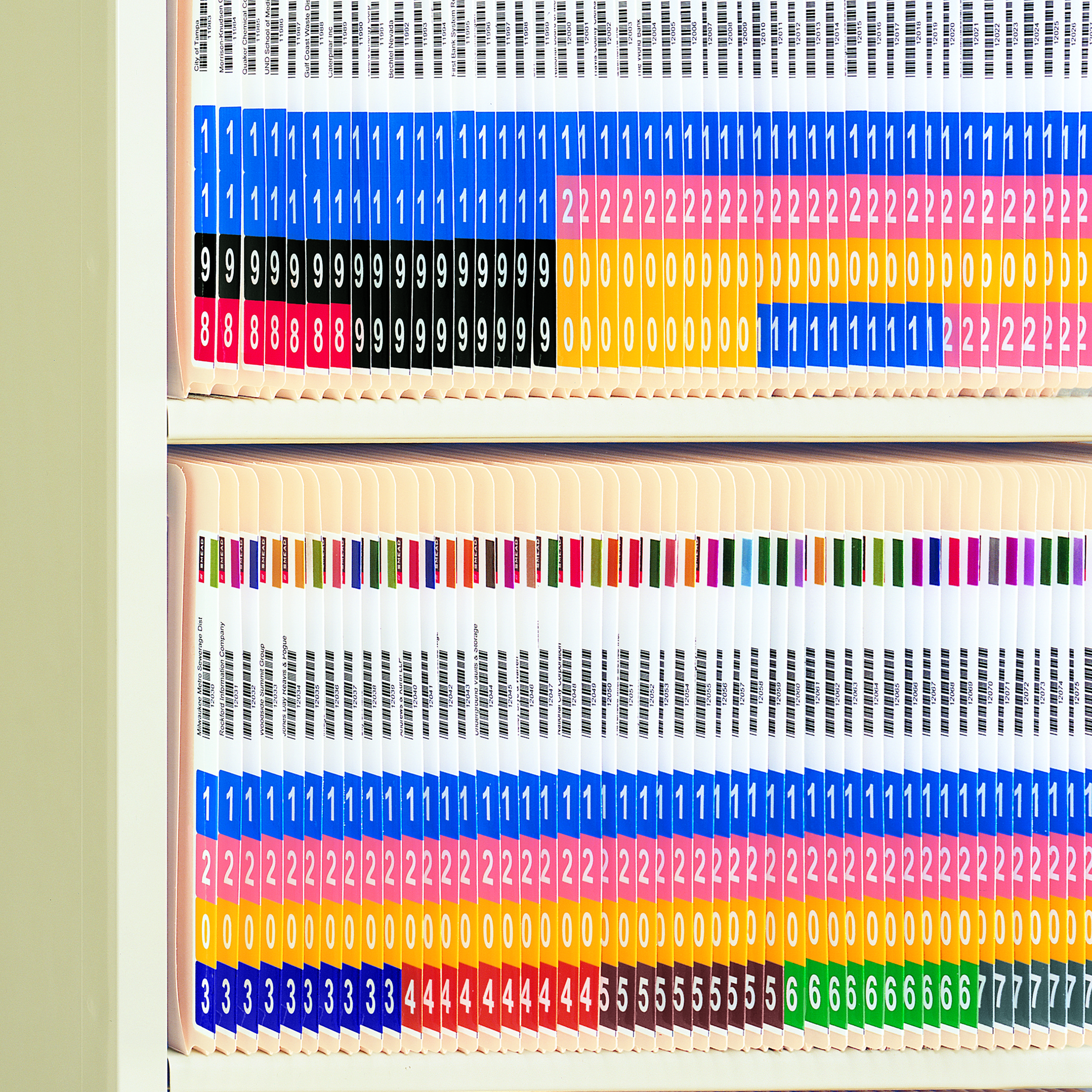 Smead 34105  TUFF Laminated End Tab Fastener Folder, Shelf-Master Reinforced Straight-Cut Tab, Letter Size, Manila, Total of 250