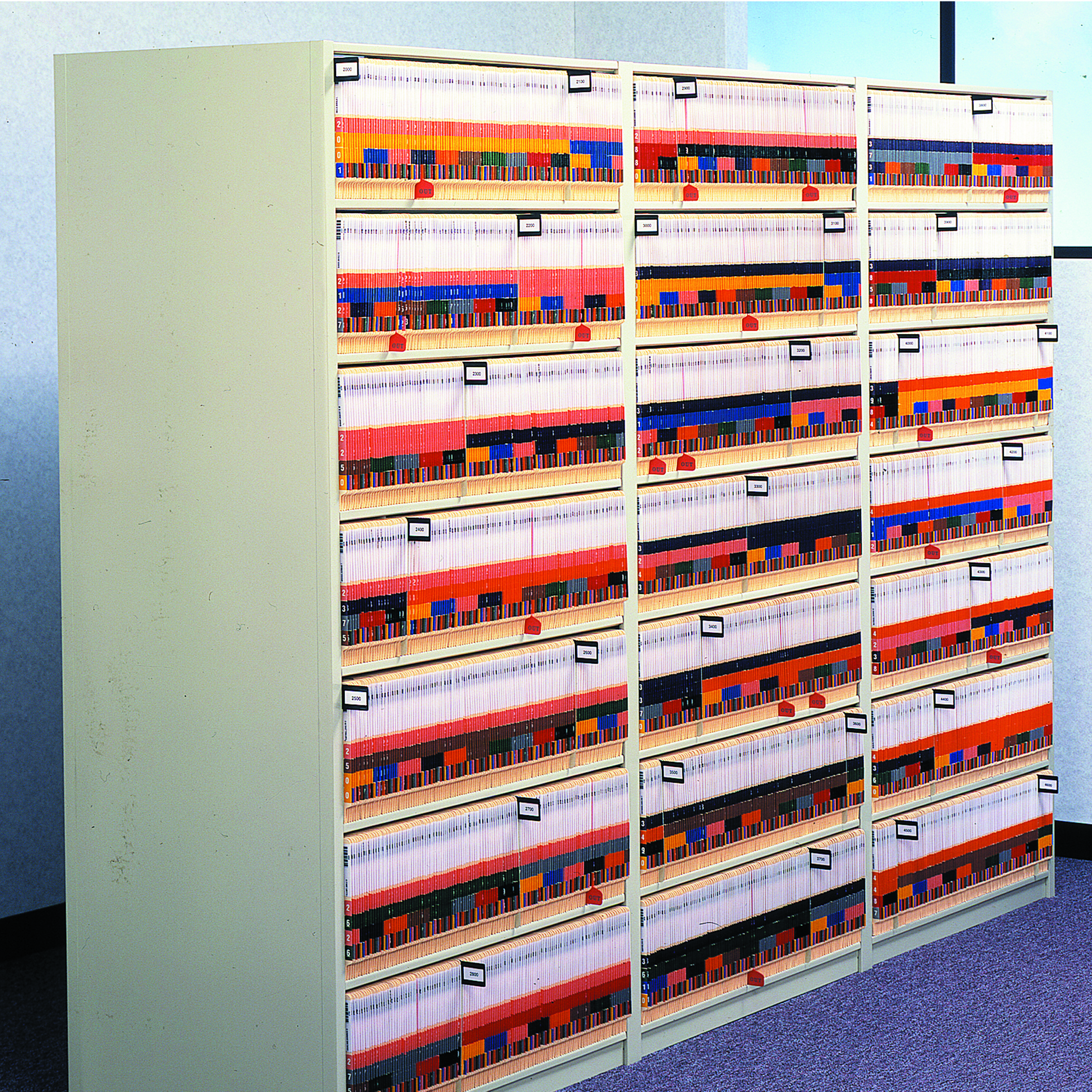 Smead 34105  TUFF Laminated End Tab Fastener Folder, Shelf-Master Reinforced Straight-Cut Tab, Letter Size, Manila, Total of 250