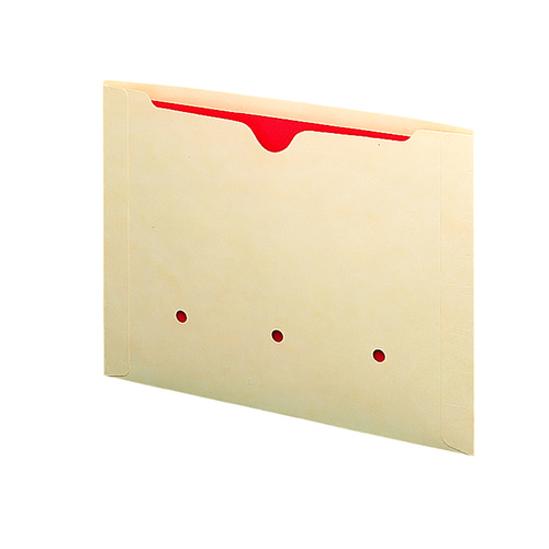 Smead 76900  End Tab Dental-Style File Jacket, Reinforced Straight-Cut Tab, Flat-No Expansion, Letter Size, Manila, 50 per Box (76900)