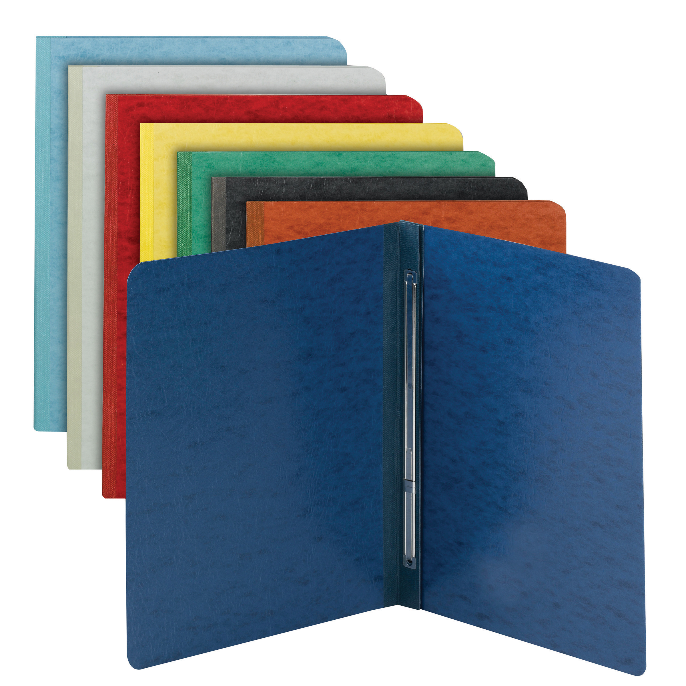 Smead 81452  PressGuard Report Cover, Metal Prong with Compressor, Side Fastener, 350 Sheets/3" Capacity, Letter Size, Green, 25 per Box (81452)