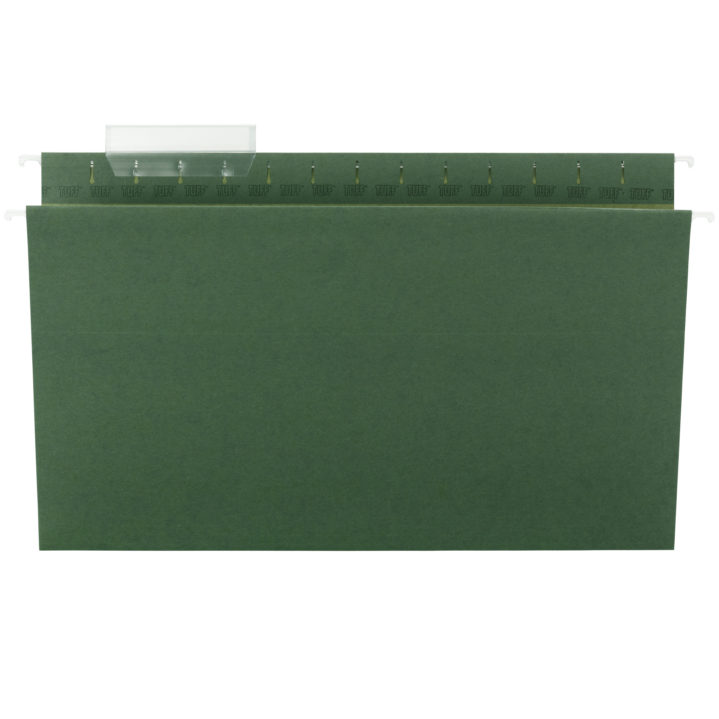 Smead 64136  TUFF Hanging File Folder with Easy Slide Tab, 1/3-Cut Sliding Tab, Legal Size, Standard Green, 20 per Box (64136)