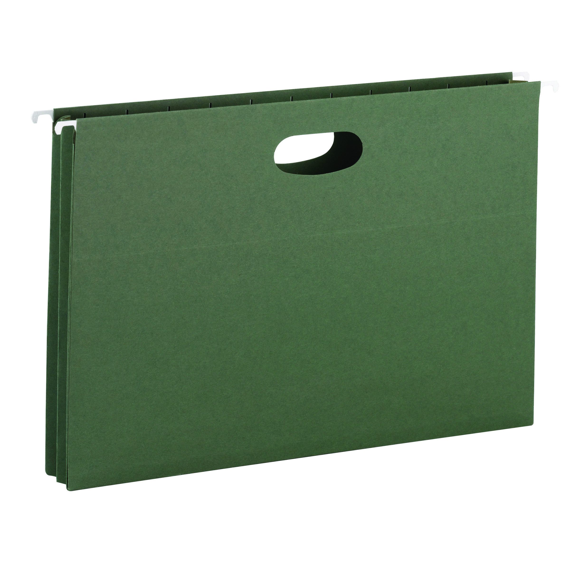 Smead 64318  Hanging File Pocket, 1-3/4" Expansion, Legal Size, Standard Green, 25 per Box (64318)