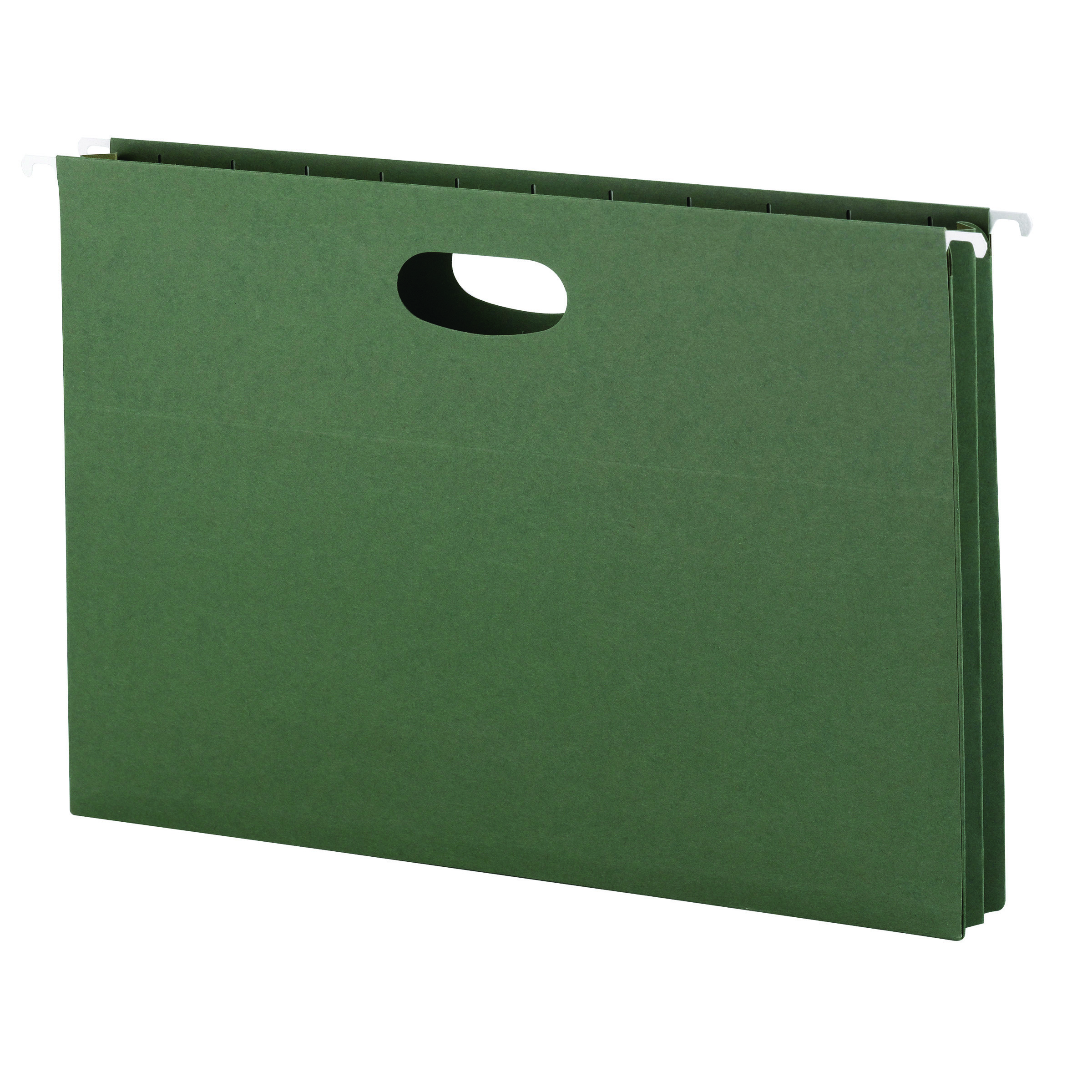Smead 64318  Hanging File Pocket, 1-3/4" Expansion, Legal Size, Standard Green, 25 per Box (64318)