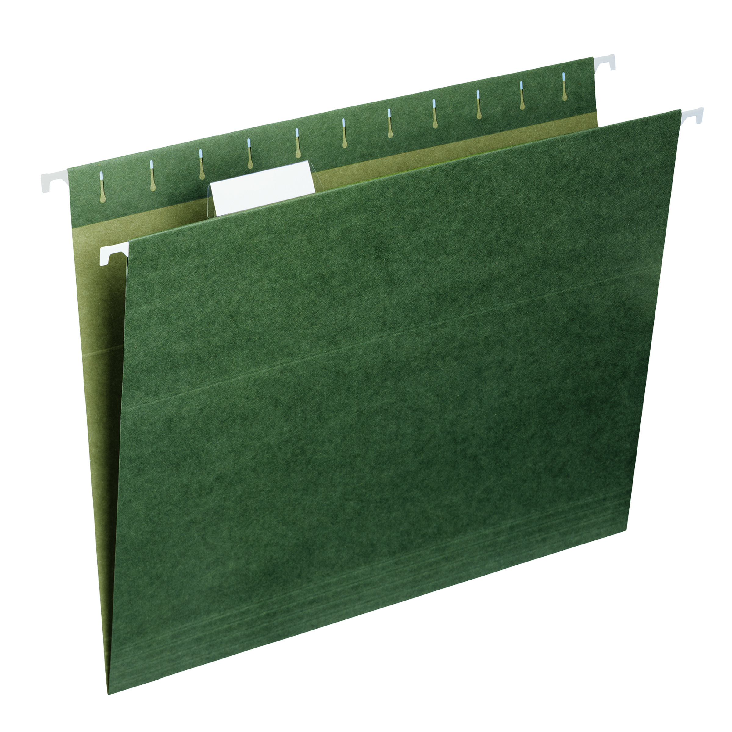 Smead 64600  - Hanging Folder Tabs, 1/5 Cut Tab - Clear - Box of 250