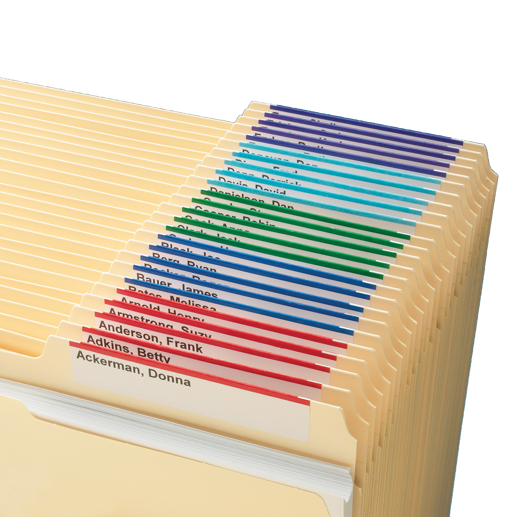 Smead 64910  Viewables Premium 3D Hanging Folder Tabs and Labels for Inkjet and Laser Printers - 100/Pack (64910)