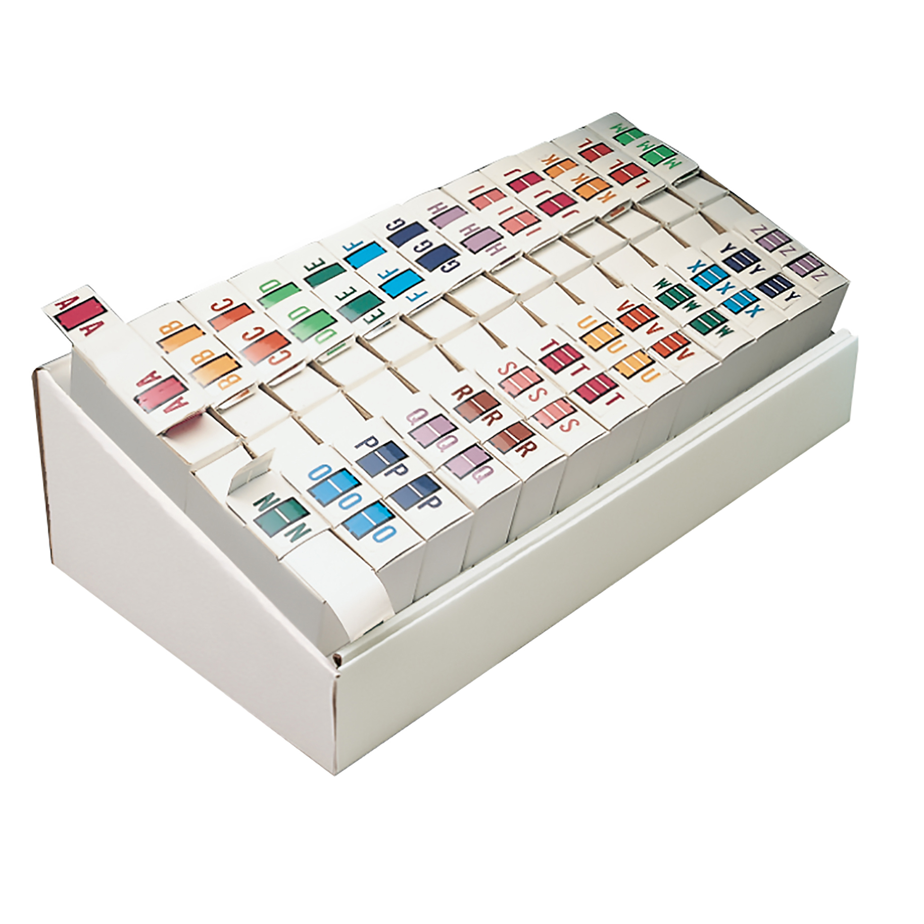 Smead 67070  BCCR Bar-Style Color-Coded Alphabetic Label, A-Z, Label Roll, Assorted Colors  (67070)