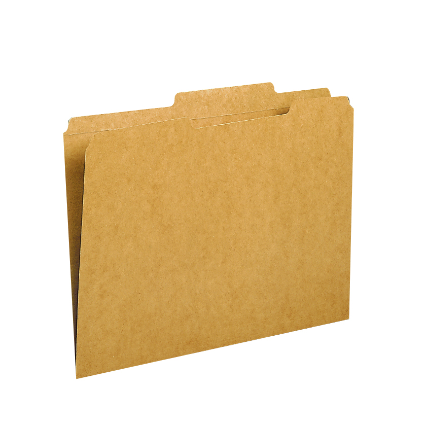 Smead 10776  File Folders, Reinforced 2/5-Cut Tab  Right Of Center, Guide Height, Letter Size, Kraft, 100 Per Box (10776)