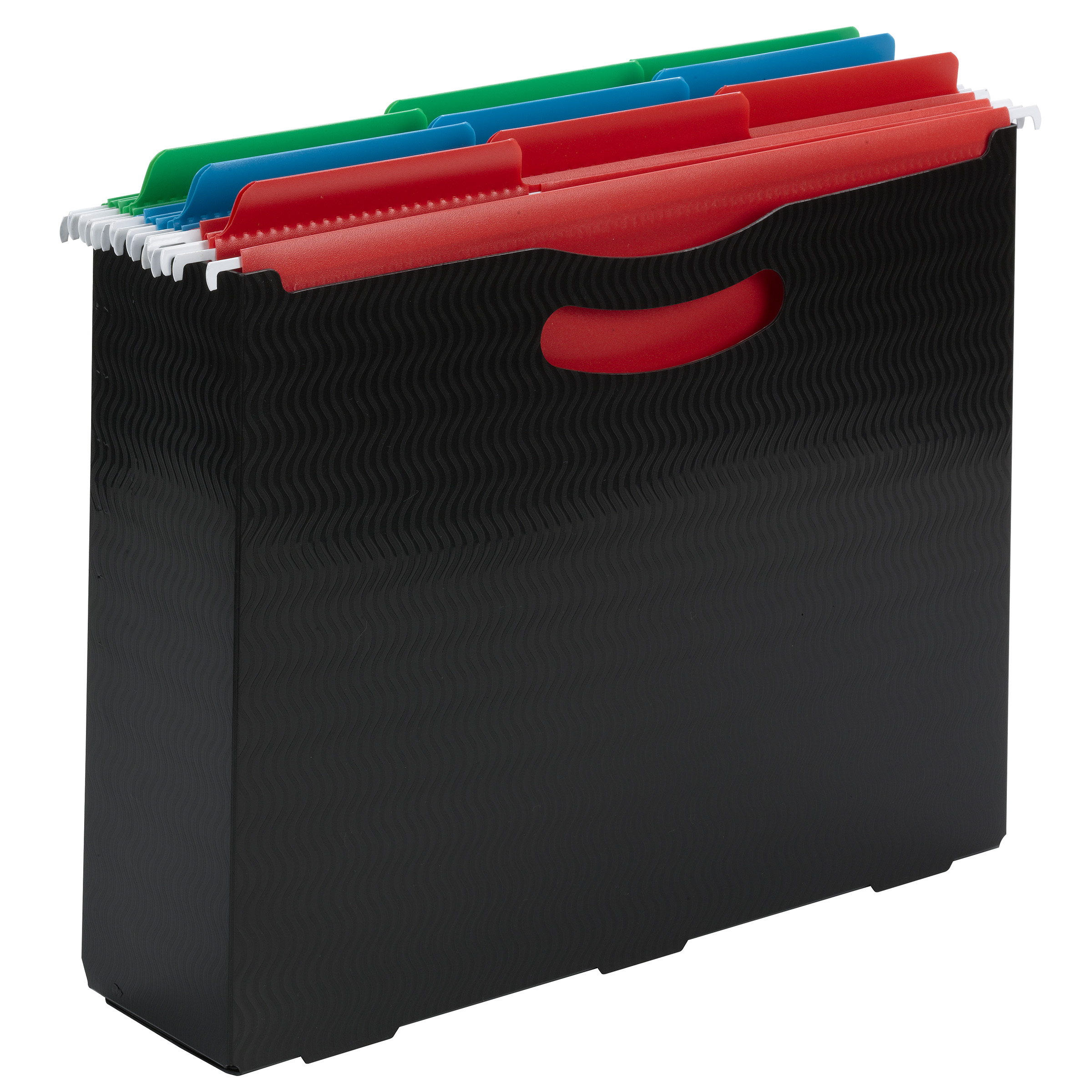 Smead 64028  Poly FasTab Hanging Folder, 1/3- Cut Tab, Letter Size, Assorted Colors, 18 per Box (64028)