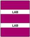 300 Series Create Your Own Patient Chart Divider Tab-Purple Lab