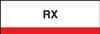 400 Series Create Your Own Patient Chart Divider Tab- 'RX' - 100/Pack
