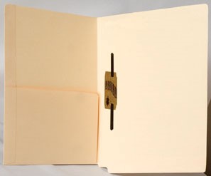 Folder: 14 Pt. End Tab-Left Half Pocket-1 Fastener-Pos 5 - Box of 50