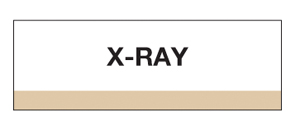 "X-Ray" Patient Chart Index Divider Tabs - 100/Package