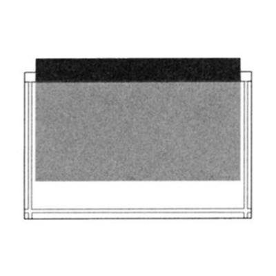 Poly Pocket -  9-1/4" x 6" (8-3/4" x 5-1/2"  Inside Dimensions) - Self Adhesive - 100/Box