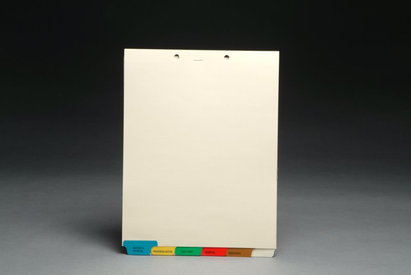 Medical Chart Dividers Bottom Tab