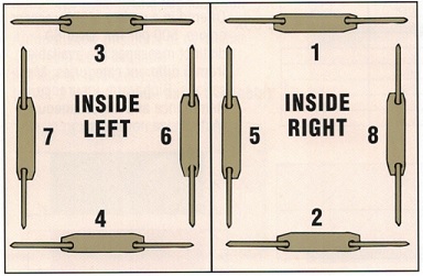 Brown End Tab File Folder With Fasteners in Position 1 & 3 -  Letter Size - 14 pt. Stock - Reinforced Full Cut End Tab - Box of 50
