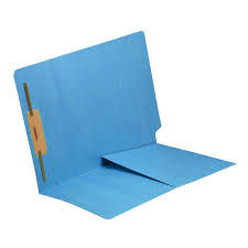 Amerifile End Tab Folders with folder - 11 PT.  Colored Stock Available in 10 Colors - 2 Ply Tab - 1/2" Accordion Expansion - Letter Size - Box of 50