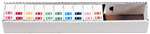 AmeriFile TAB Products Compatible Numeric Mini-Labels - 0-9 Starter SET on Rolls- 1 W x 1/2 H - 10 Rolls of 500 - Tray Included