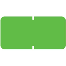 AmeriFile TAB Products Compatible Solid Color Mini-Labels - Fluorescent Green - 1 W x 1/2 H - Roll of 1000