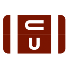 AmeriFile Alpha-Z Compatible Color-Coded Alpha Labels - Letter U - Brown - 1 W x 1 5/8 H - Roll of 250