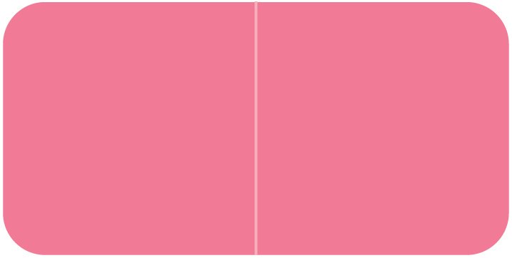 AmeriFile Jeter 9500 Series Compatible Color Labels - Pink - 1 1/2 W x 3/4 H - Roll of 500