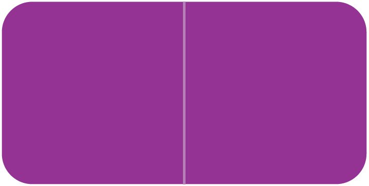 AmeriFile Jeter 9500 Series Compatible Color Labels - Purple - 1 1/2 W x 3/4 H - Roll of 500