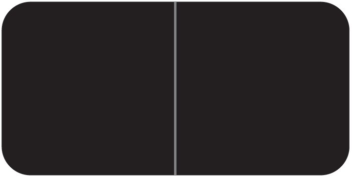 AmeriFile Jeter 9500 Series Compatible Solid Color Labels - Black - 1 1/2 W x 3/4 H - Roll of 500