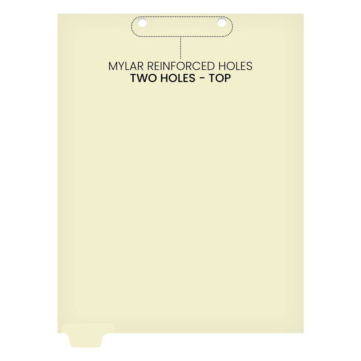 Medical Arts Press Match Write-On End Tab Chart Dividers- Blank, Tab Position 1- Clear (100/Pkg) (56836 match)