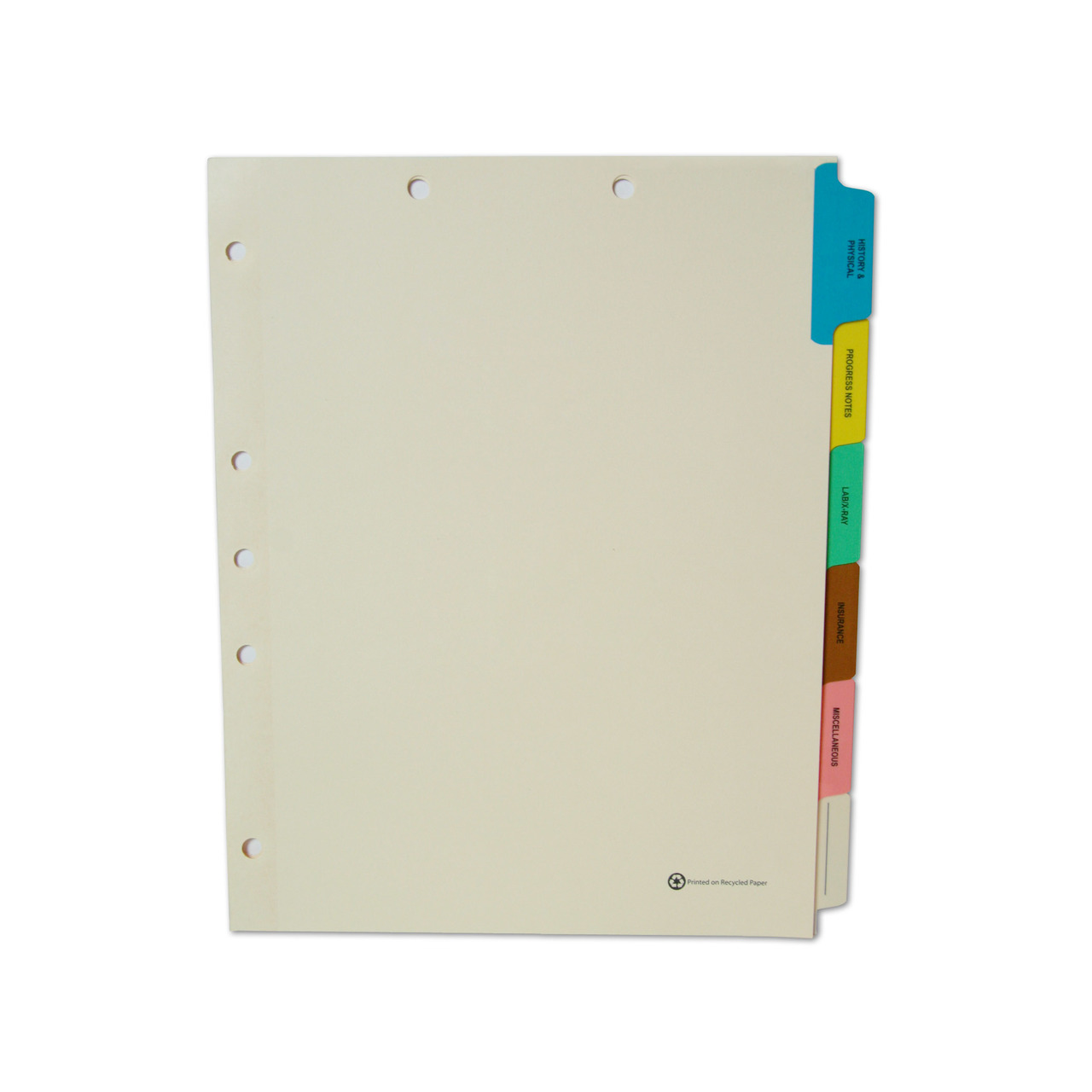 Chart Dividers For Medical Records