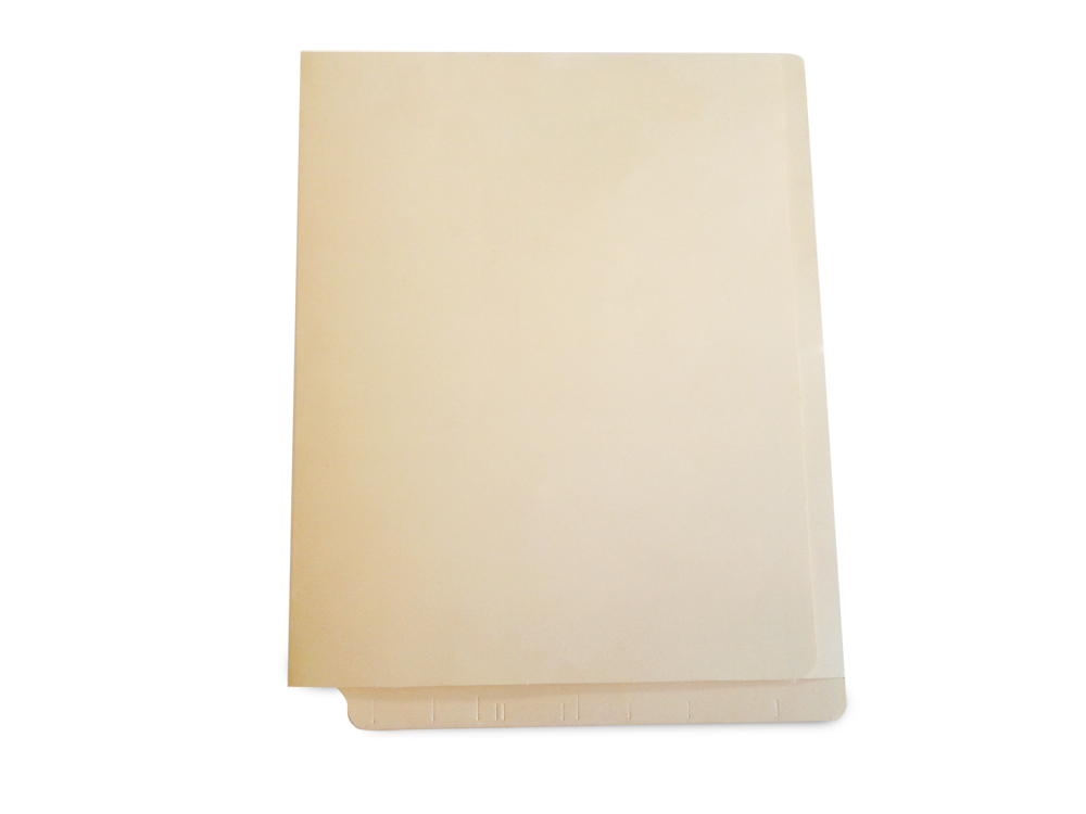 Medical Arts Press Match Manila End Tab Folders with Single RH Pocket and 1 Permclip Fastener- Letter Size, Drop Front, 11pt (50/Box)