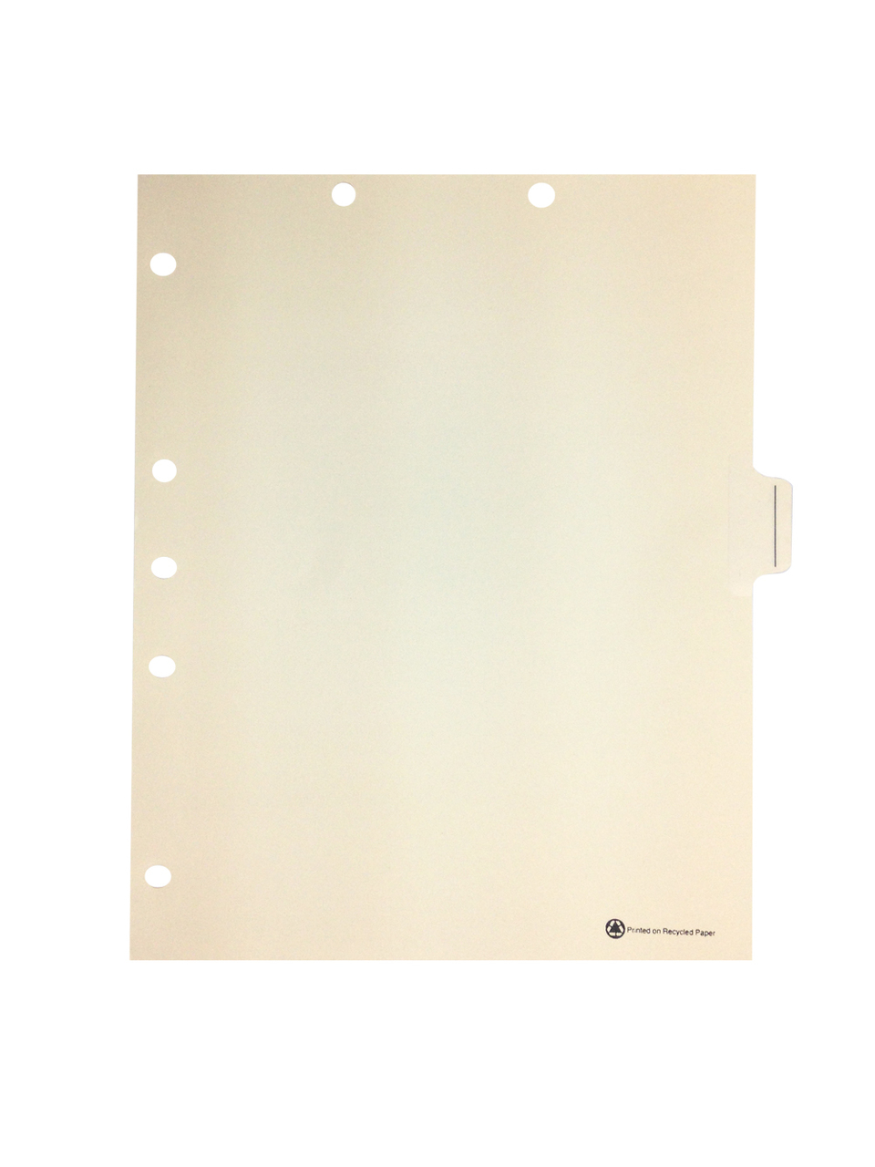 Medical Arts Press Match Write-On Side Tab Chart Dividers- Blank with Printed Guidelines, Tab Position 5- Clear (100/Box)