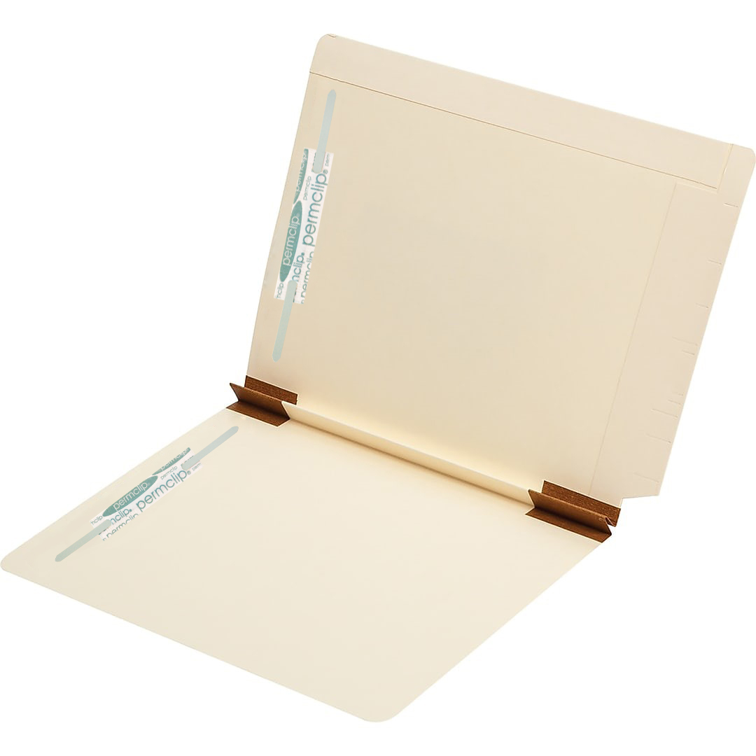 Medical Arts Press Match Heavy Duty Expansion Folders with 2 Permclip Fasteners- 14pt (50/Box)