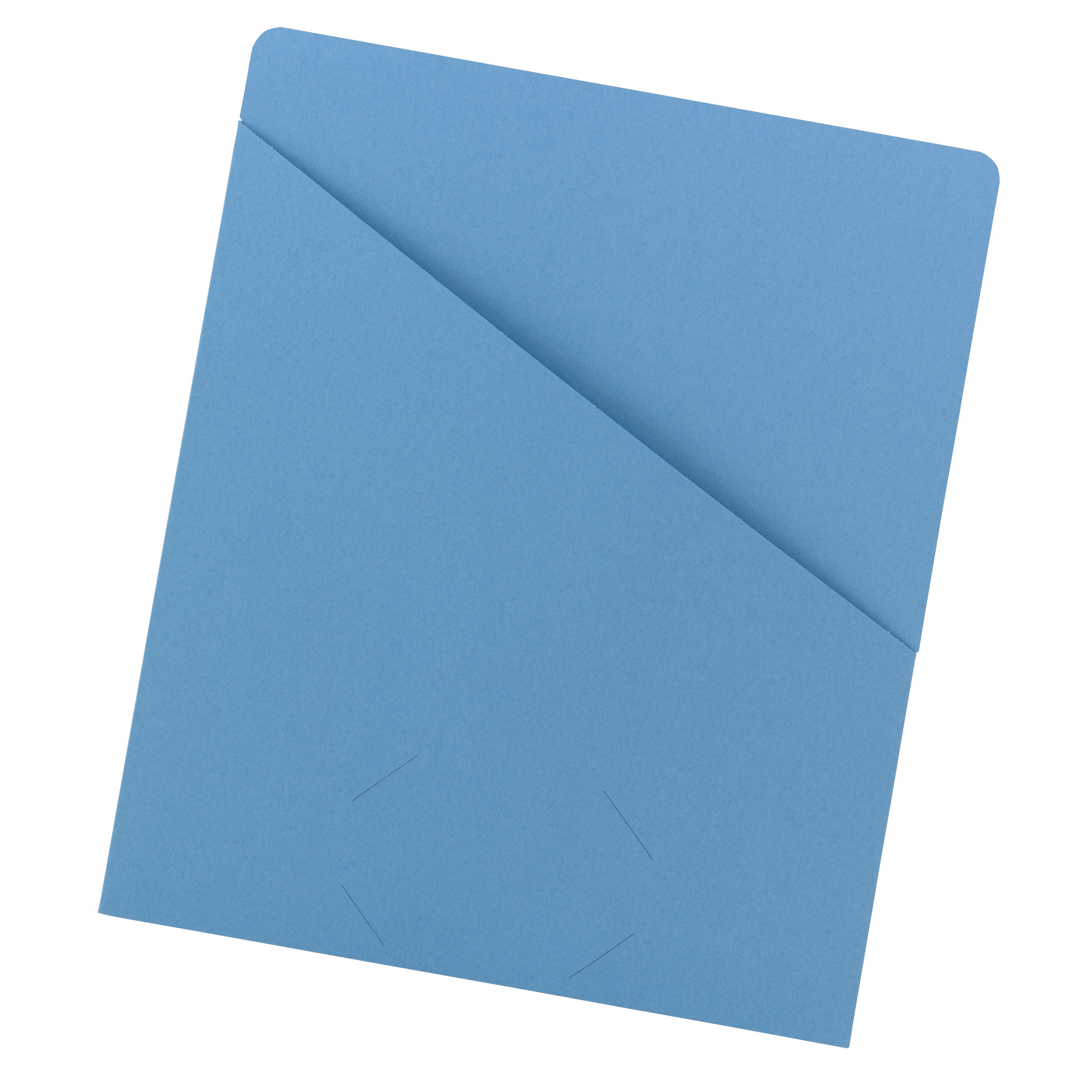 Smead 75431  Organized Up Slash Jacket 75431, Letter, Blue - Carton of 500