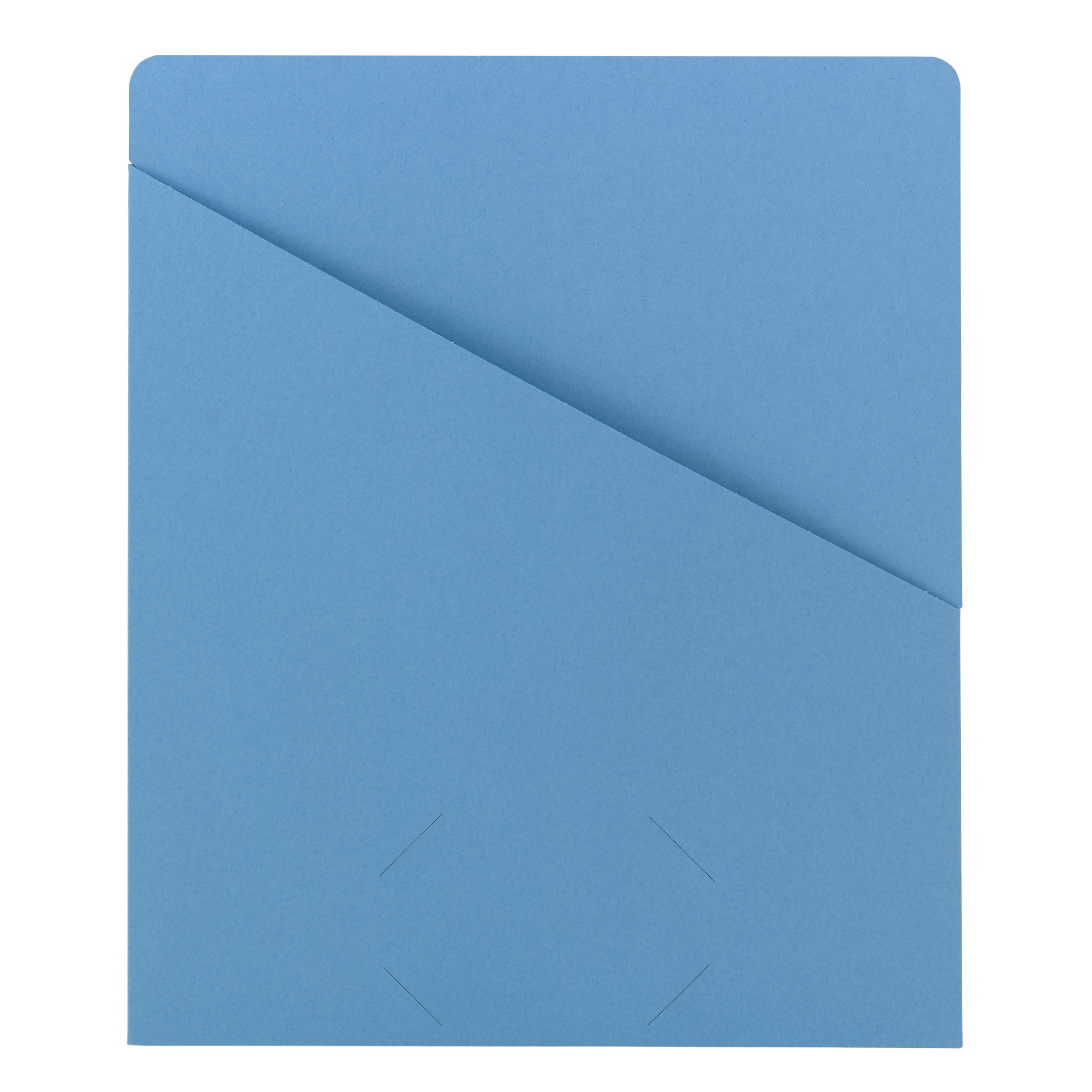 Smead 75431  Organized Up Slash Jacket 75431, Letter, Blue - Carton of 500