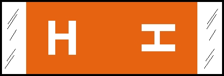 Original COL'R'TAB Alpha 81950 Label Set - 81950 Series Alpha Label Kit,  Kit Includes 10 Strips each Vowel, 5 Strips each Consonant - Assorted - 3,100 Labels/Kit