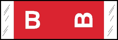 Original COL'R'TAB Alpha 81950 Label Set - 81950 Series Alpha Label Kit,  Kit Includes 10 Strips each Vowel, 5 Strips each Consonant - Assorted - 3,100 Labels/Kit