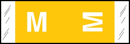 Original COL'R'TAB Alpha 81950 Label Set - 81950 Series Alpha Label Kit,  Kit Includes 10 Strips each Vowel, 5 Strips each Consonant - Assorted - 3,100 Labels/Kit