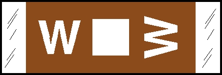 Original COL'R'TAB Alpha 81950 Label Set - 81950 Series Alpha Label Kit,  Kit Includes 10 Strips each Vowel, 5 Strips each Consonant - Assorted - 3,100 Labels/Kit
