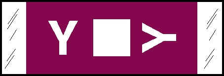 Original COL'R'TAB Alpha 81950 Label Set - 81950 Series Alpha Label Kit,  Kit Includes 10 Strips each Vowel, 5 Strips each Consonant - Assorted - 3,100 Labels/Kit