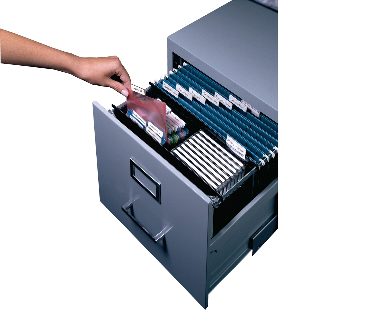 Tabbies Media Storage DVD/CD Saver Sleeve Protectors -Assorted Colors - 5" W x 5-1/2" H - 10/Pack