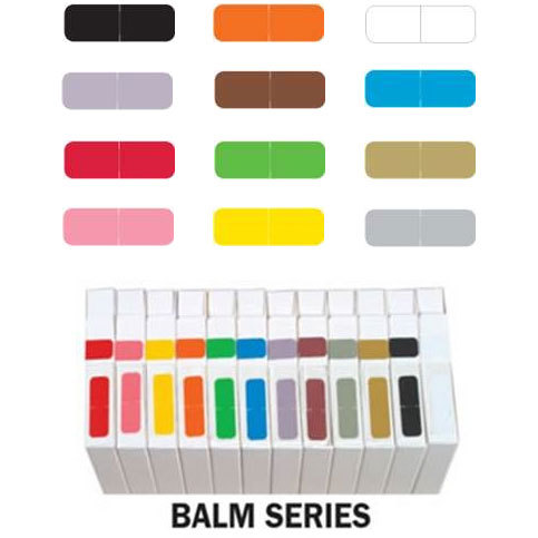 Barkley Systems Solid Color Label - FXBAM Match - BALM Series (Rolls of 500) - Gray