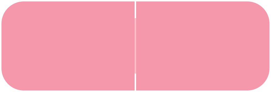 Barkley Systems Solid Color Label - FXBAM Match - BALM Series (Rolls of 500) - Pink