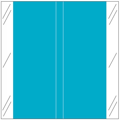 Tabbies Solid Color Label - 11600 Match - CLLM Series (Rolls of 500) - Lt. Blue