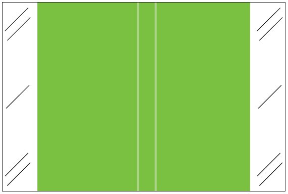 Tabbies Solid Color Label - 11100 Series (Rolls) - Lt. Green