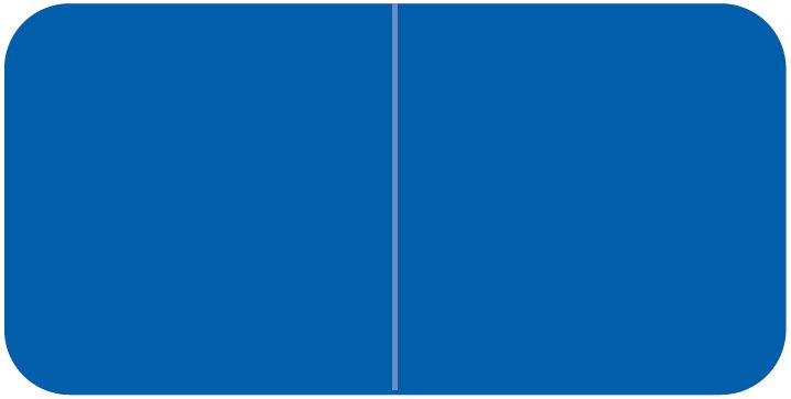 JETER Solid Color Label - 9500 Series - Blue - 3/4" H x 1-1/2" W - 500/Roll