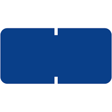 TAB Solid Color Label - 1281 Series (Rolls) - 1000/Roll - D. Blue