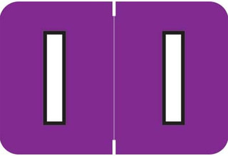 Colwell Jewel Alphabetic Labels - MCOK Series  I - Purple - Pack of 126