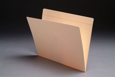 Top Tab File Folder, 14 Pt Manila, Letter Size,  Full Reinforced Straight Cut Tab - Box of 50